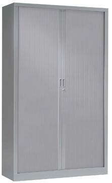 Roldeurkast aluminium, hoogte 198 cm