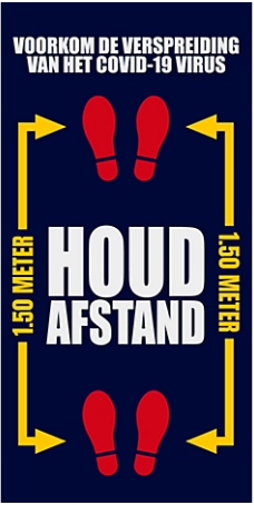 Houd afstand voetmat 2 0