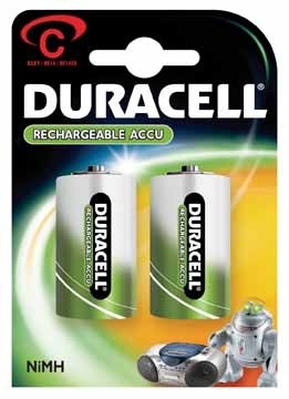 Duracell oplaadbare batterijen Supreme HR14, 2 stuks, C