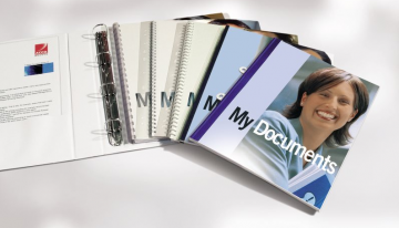 Filestrips voor inbinden met plastic bindruggen (21gaats)