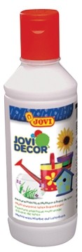 Jovi verf voor veelzijdig gebruik wit, flacon van 250 ml