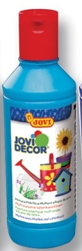 Jovi verf voor veelzijdig gebruik cyaan, flacon van 250 ml