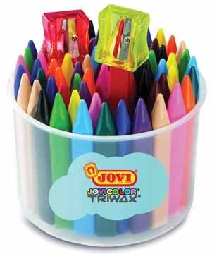 Jovi Waskrijt Triwax 72 stuks + 2 slijpers