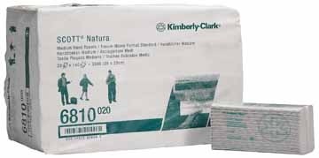 Kimberly Clark handdoeken Natura C-vouw, 140 handdoeken, ft 25 x 33 cm