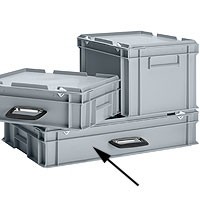 Koffer van polypropeen, 600x400x130 mm