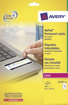 Avery Onverwijderbare etiketten