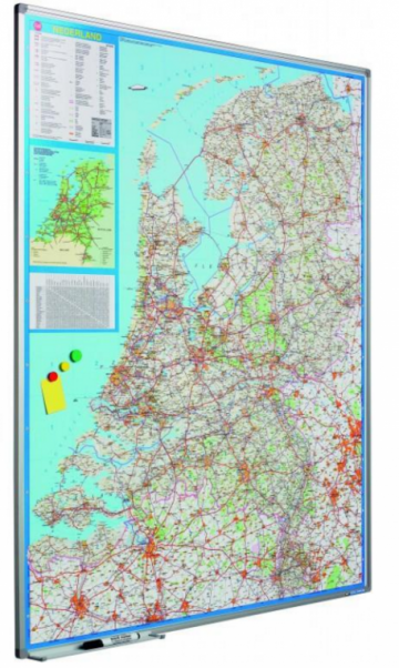 Landkaart Softline, Nederland (130x100cm)