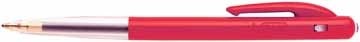 Bic balpen M10 Clic schrijfbreedte 0,4 mm, medium punt, rood