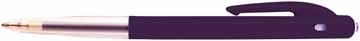 Bic balpen M10 Clic schrijfbreedte 0,4 mm, medium punt, zwart