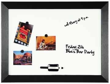 Bisilque Kamashi magnetisch whiteboard met zwart kader