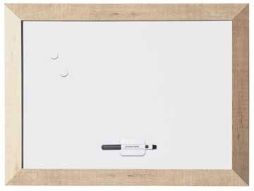 Bisilque Kamashi magnetisch whiteboard met houten kader
