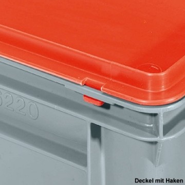 Deksel met haak, EF-D64H voor serie 600