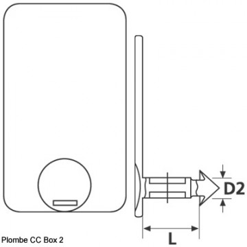 Zegel CC box 2 Pak500