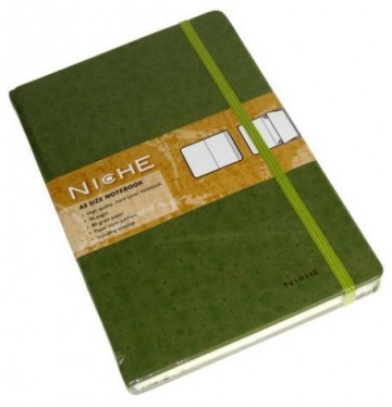 Luxe FASHION Adresboekje (A5) NICHE leatherlook, groen