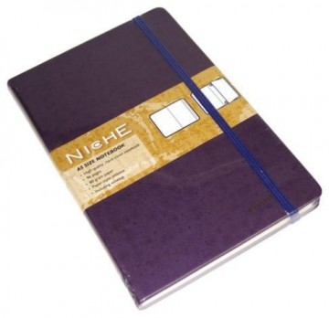 Luxe FASHION Adresboekje (A5) NICHE leatherlook, paars