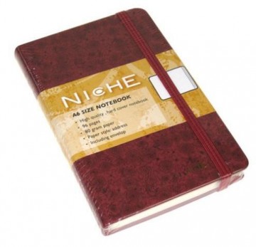 Luxe Fashion Adresboekje (A6) NICHE bordeaux