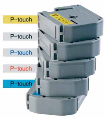 TAPE BROTHER 18MM ZW OP BLAUW