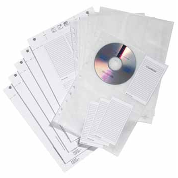 Durable ringbandhoes voor CD/DVD PAK5