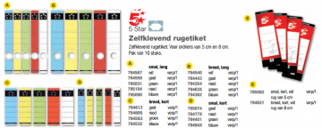 RUGETIKET SMAL LANG ROOD 10X