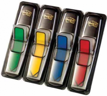 POST-IT INDEX PIJLVORM RD/BL/GL/GRN