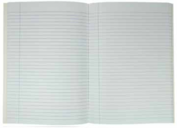 Gallery patroonschrift A4 , gelijnd , 120blz. blauwe kantlijn PAK5