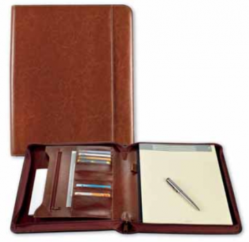 Brepols luxe schrijfmap Palermo A4 bruin