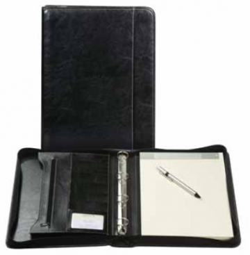 Brepols schrijfmap Palermo A4 zwart 4rings