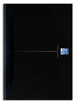 GEBONDEN BOEK OXFORD SMART BLACK A4 LIJN 96V
