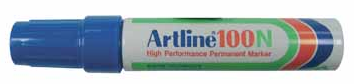 Permanent marker Artline 100 blauw