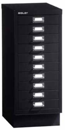 Bisley 10 ladenkast A4 zwart (ZELF OM TE BOUWEN)