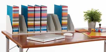 Sorteervak met vaste tussenschotten voor ordners 13vaks