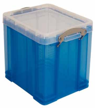 OPBERGDOOS 35L BLAUW PAK VAN 6