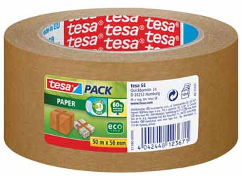 VERPAKKINGSTAPE PAPIER TESA 50MMX50METER PAK6