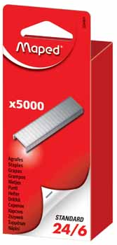 Maped nietjes 24/6, doos van 5.000 nietjes