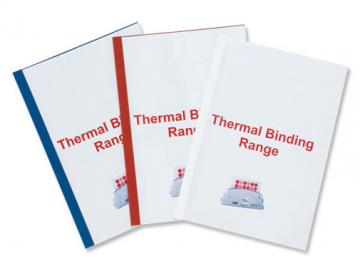 GBC Thermische omslagen A4 Lederprint 4 mm, blauw