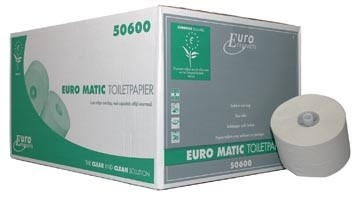 Europroducts toiletpapier met dop, 1-laags, 150 meter, eco, pak van 36 rollen 