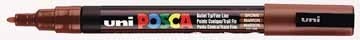 uni-ball Paint Marker op waterbasis Posca PC-3M bruin