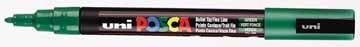 uni-ball Paint Marker op waterbasis Posca PC-3M donkergroen