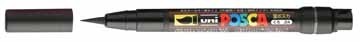 uni-ball Paint Marker op waterbasis Posca Brush zwart