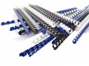 Bindring 4.5 mm Transparant SET25  ** SPECIALE KLEINE MAAT **