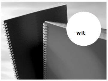 GBC schutblad Omslagen PVC Opaque Pak100 A4 in 3 kleuren