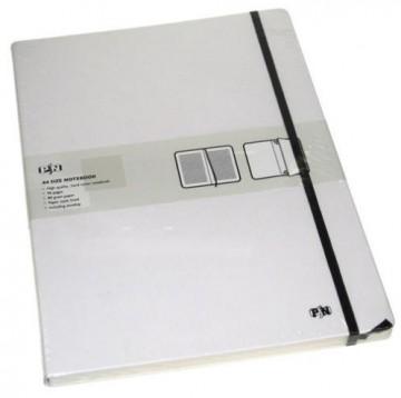 Luxe schrijfblok (A4) PSN gelinieerd met perforatie, wit