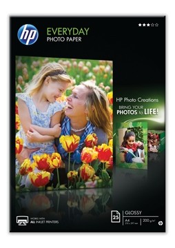 HP Fotopapier Everyday doos van 25 blad