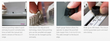 RENZ Eco 360 comfort Plus ; (draadruggen 23 rings 2:1) Inbindmachine  * TOPPER