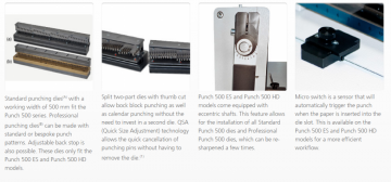 Ponsmachine PUNCH 500 ES Basismachine zonder stanswerktuigen