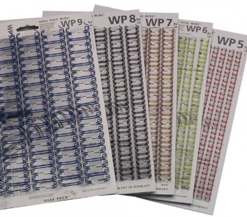 Renz draadruggen Wirebind 25.4mm , 23 ringen, 2:1 PAK50