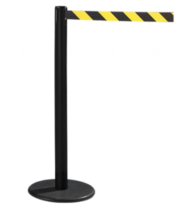 Rs guide afzetpaal met trekband geel zwart verkrijgbaar bij officeknallersnl  anderhalvemeter economie corona free producten 1