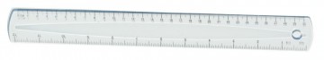 Lineaal Plastic (clear) PAVO 300mm