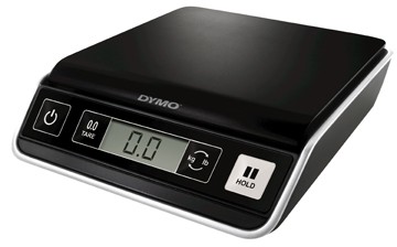 Dymo Digitale brievenweger Capaciteit: tot 2 kg. Ft weegplateau 150 x 150 mm. Werkt op 3 AAA-batterije...