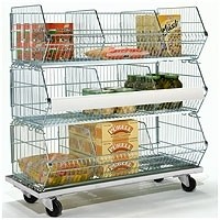 Stapelbare manden, chromatisch verzinkt